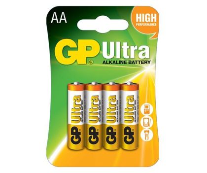 Baterie alcalină GP ULTRA LR6 AA /4 buc. în pachet/ 1.5V GP, GP15AU