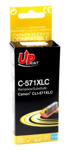 Cartuș de cerneală UPRINT CLI 571XL-C CANON, Cyan