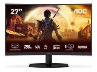 AOC C27G42E 27inch Curved Fast VA 180Hz 1ms 300cd/m2 HDMI 2.0x2 DP1.4 Speakers