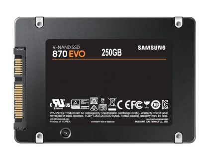 SSD SAMSUNG 870 EVO SATA 2.5", 250GB, SATA 6 Gb/s, MZ-77E250B/EU