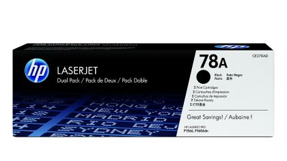 HP 78A original LaserJet Toner cartridge CE278AD black standard capacity 2.100 pages 2-pack