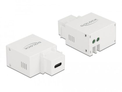 Delock Keystone Module USB Type-C Charging Port 2.1 A white