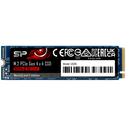 Silicon Power SSD UD85 500GB M.2, 2280, PCIe 4.0 x4, Read/Write: 3600 / 2400 MB/s