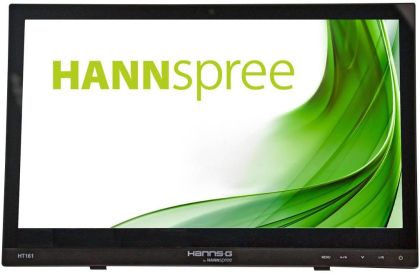 Dokunmatik monitör HANNSPREE HT 161 HNB, TFT, 15,6 inç, Beyaz, HD Ready, D-Sub, HDMI, 10 Nokta Dokunmatik, Siyah