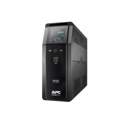Uninterruptible UPS APC Back UPS Pro BR 1200VA, Sinewave, 8 Outlets, AVR, LCD interface