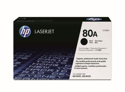 Cartuș de toner original HP 80A CF280A negru capacitate standard 2.560 pagini 1 pachet