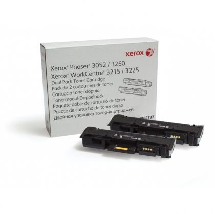 Consumabile Xerox Phaser 3052, 3260/ WorkCentre 3215, 3225 Dual Pack Toner Cartuș