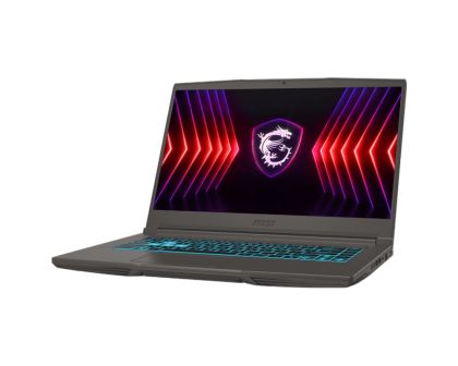 Лаптоп MSI Thin 15 A B7VF, AMD Ryzen 5 7535HS (6C/12T, up to 4.55GHz, 16MB L3), GeForce RTX 4060 8GB GDDR6 233 AI TOPS, 15.6" FHD (1920x1080), 144Hz, IPS-Level, 16GB DDR5 2x8 4800MHz, 512GB Gen4x4 SSD, WiFi 6E, BT5.3, Single Backlit Kbd (Blue), NO OS, 52.
