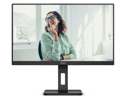 Monitor AOC 24P3CV, 23,8" IPS WLED, 1920x1080@75Hz, 4ms GtG, 300cd m/2, 1000:1, 50M:1 DCR, Adaptive Sync, FlickerFree, Low Blue Light, 2Wx2, Tivelt, Svelt, Pivo HDMI, DP, hub USB