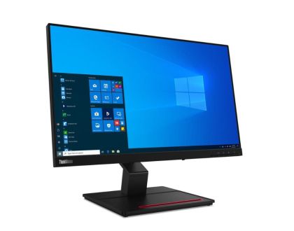 Monitor Lenovo ThinkVision T24t-20 23.8" Multi-touch, IPS, 1920x1080, AG, 16:9, 60Hz, 1000:1, 4ms, HDMI, DP, USB-C, Tilt, Height Adjust Stand, 3Y