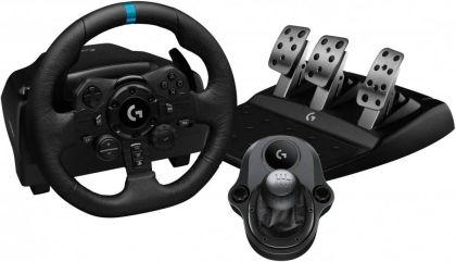 Racing Wheel LOGITECH G923 + G29 Shifter for PS5/PS5/PC