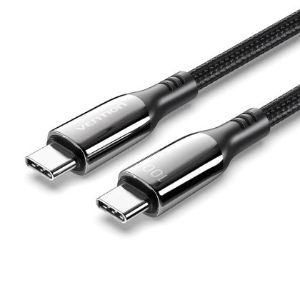 Vention USB2.0 Type-C/Type-C 100W, LED display 2m - CTKBH