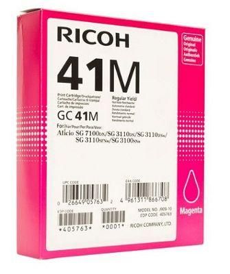 Gel de cerneală RICOH GC41M, 2200 de exemplare, Magenta