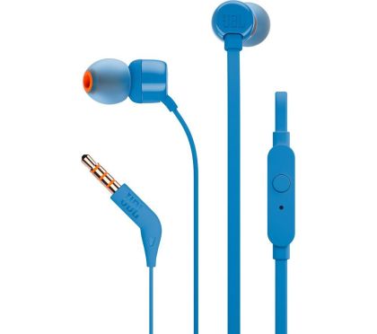 Kulaklık JBL T110, Kulak İçi, Mavi