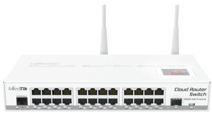 Router MikroTik CRS125-24G-1S-2HND-IN, 2,4/5 GHz, 24 porturi, PoE