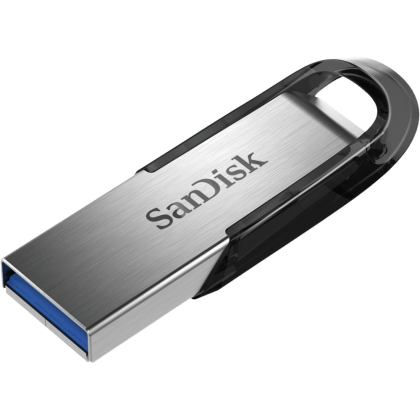 Unitate flash USB SanDisk Ultra Flair, USB 3.0, 64 GB, argintiu