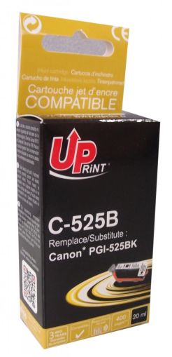 Inkjet UPRINT PGI525 CANON, Cu cip, Negru