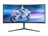 Monitor Philips 34M2C6500, 34" curbat 1800R QD-OLED, 3440x1440@175Hz, 0.03ms GtG, 1000 nit, 1.000.000:1, Mega Infinity DCR, Adaptive Sync, Low, Flicker, SwiveluFilt , DP, hub USB