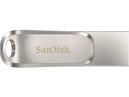 Stick de memorie USB SanDisk Ultra Dual Drive Luxe, 32 GB, USB 3.1 Gen 1, USB-C, argintiu
