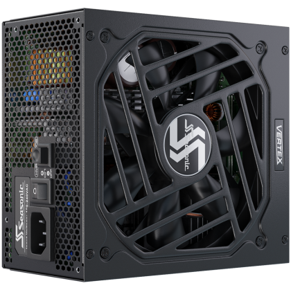 Seasonic VERTEX GX-850 Gold, ATX 3.0, 80 PLUS GOLD, 135mm FDB Fan, Fully Modular, PCIe Gen 5 Cable (12VHPWR) included, 10 Years Warranty (1VT85GFRT3A14X)