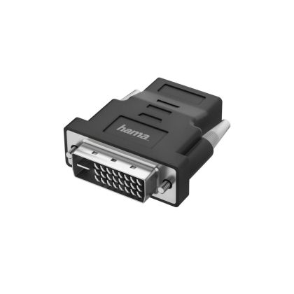 Adaptor HAMA 205169, DVI-D mascul - HDMI mamă, Ultra-HD, 4K, Negru