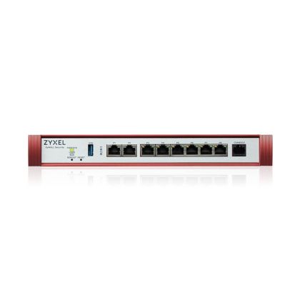 Защитна стена Zyxel USG FLEX 200 H, User-definable ports with 2*2.5G & 6*1G, 1*USB with 1 YR Gold Security Pack