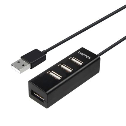 Unitek хъб USB 2.0 HUB 4 port - Y-2140