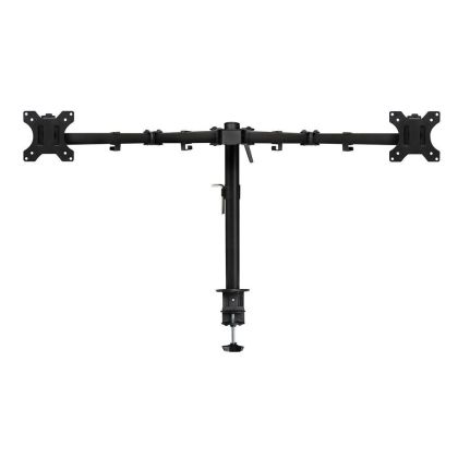 Стойка за 2 мониторa ACT AC8302, за бюро, Регулируема, 32", 2x8 кг, Черна - нарушена опаковка