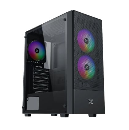 Xigmatek Case ATX - Hero II Air 3F - RGB, Tempered Glass