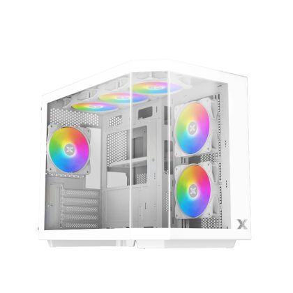 Xigmatek Case mATX - Cubi M Arctic - 6 ARGB Fans