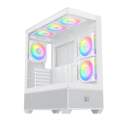 Xigmatek Case EATX - Alphard Arctic - 6 ARGB fans
