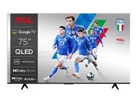 TCL 75inch QLED Android TV HDR10+ Bionic Color Optimization Technology Dolby Vision Dolby Atmos 2x10W