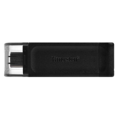 Stick de memorie USB KINGSTON DataTraveler 70, 128 GB, USB-C 3.2 Gen 1, negru