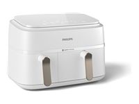 PHILIPS Airfryer Series 3000 dual basket white