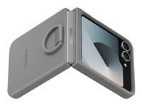 Case Samsung Gray Silicone Case - For Samsung Galaxy Z Flip 6
