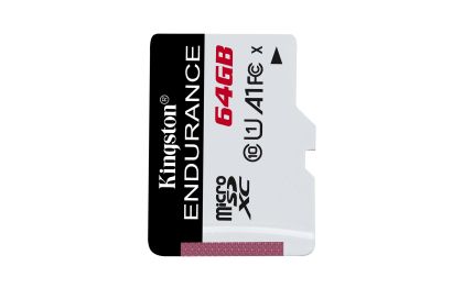 Card de memorie Kingston Endurance microSDXC 64GB, clasa 10 UHS-I U1 A1
