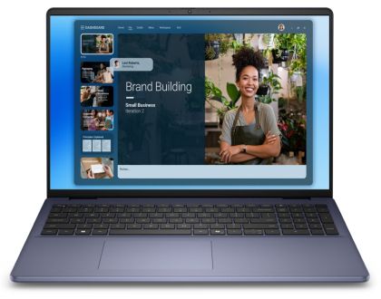 Лаптоп Dell 16 DC16251, Intel Core 7 150U (10 cores, up to 5.4 GHz), 16.0" FHD+(1920x1200) AG, 300nits, 16GB, 2x8GB, DDR5, 5200 MT/s, 1TB M.2 PCIe, NVIDIA GeForce MX570A with 2GB GDDR6, Cam, FPR, Wi-Fi 6E, Backlit Kb, Ubuntu, Midnight Blue, Aluminium 3Y P