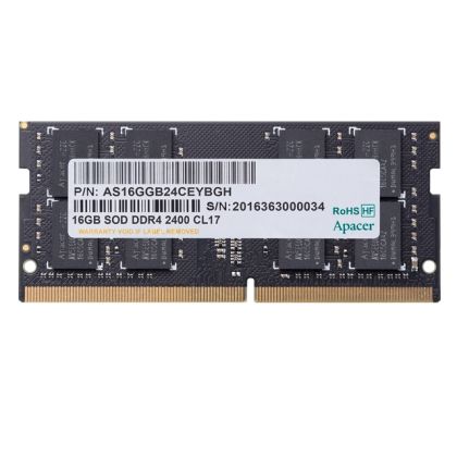 Apacer RAM 16GB DDR4 SODIMM 1024x8 2666MHz - AS16GGB26CQYBGH