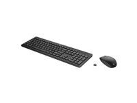 Set HP 230 Wireless Mouse and Keyboard Combo (Black) EURO