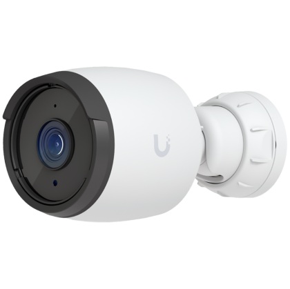 Ubiquiti UVC-G6-Bullet-W All-weather 4K PoE camera with a 1/1.8" 8MP image sensor, Multi-TOPs AI Engine, and long-range IR night vision