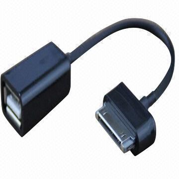 Cablu VCom OTG Samsung M / USB AF Negru - CU277-0.15m