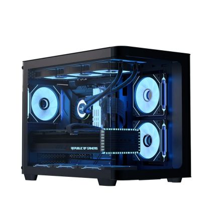 AeroCool Case mATX - P300C-G-BK-v1 - 3 x 120 mm Infinity Mirror A-RGB