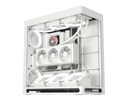 HAVN Case E-ATX - HS 420 VGPU Edition White - PCIe Gen 5 riser included
