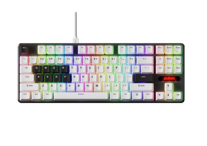 Pulsar Professional Gaming Mechanical Keyboard PCMK 2 HE TKL ANSI White - 8K, Gateron Magnetic Switches [Linear], RGB