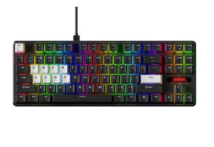 Pulsar Professional Gaming Mechanical Keyboard PCMK 2 HE TKL ANSI Black - 8K, Gateron Magnetic Switches [Linear], RGB