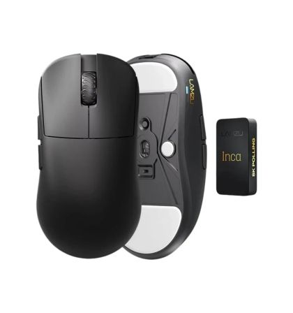 Lamzu професионална геймърска мишка INCA 8K - Wireless Gaming Mouse - Black