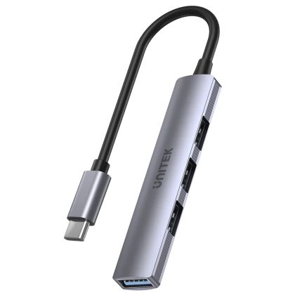 Unitek USB3.0/2.0 HUB 4 port - USB-C input - H1208B