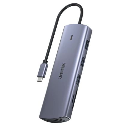 Unitek Type-C Docking Station PD3.0 100W - HDMI, USB-C x 1, USB3.0 x 3, LAN, SD, VGA - D1113A