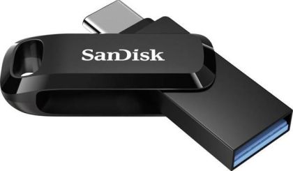 Stick de memorie USB SanDisk Ultra Dual Drive Go, 64 GB, USB 3.2 1st Gen (USB 3.0), negru
