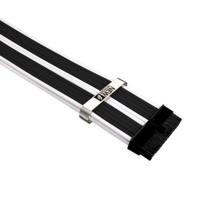 1stPlayer Custom Modding Cable Kit Black/White - ATX24P, EPS, PCI-e - BKW-001